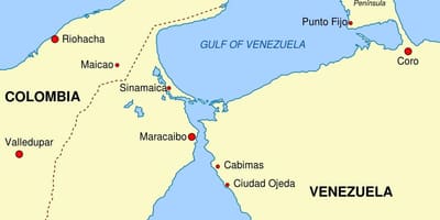 Peta teluk venezuela