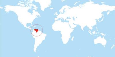 Peta venezuela lokasi di dunia