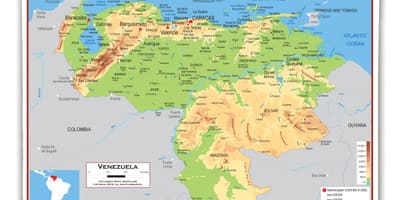 Peta ketinggian venezuela
